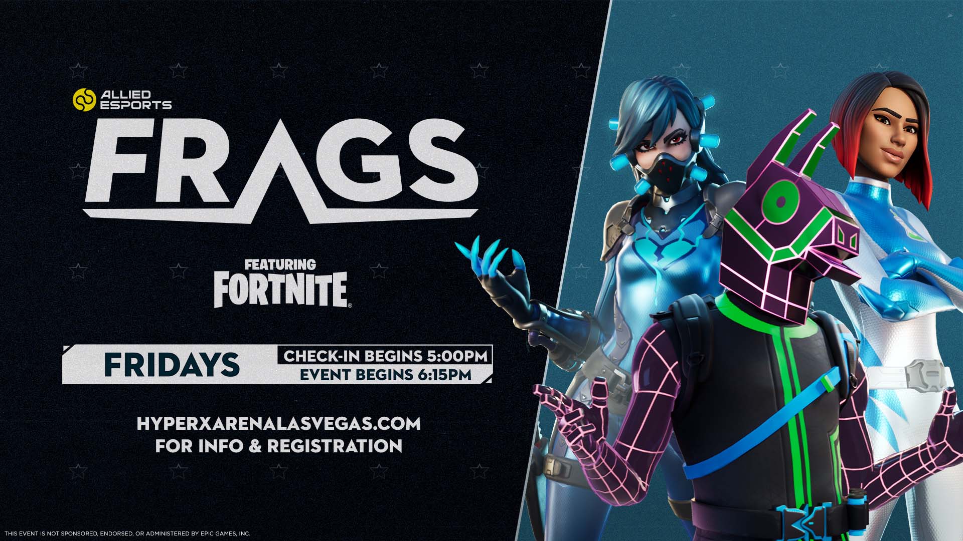 Frags Feat Fortnite! | Event at HyperX Arena Las Vegas